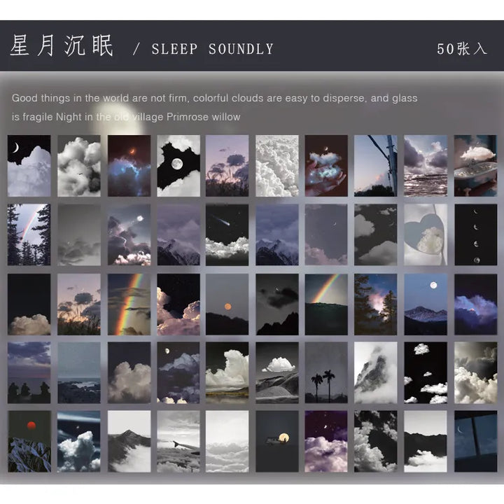 366 Pcs/Natural Scenery Stationery Stickers Book