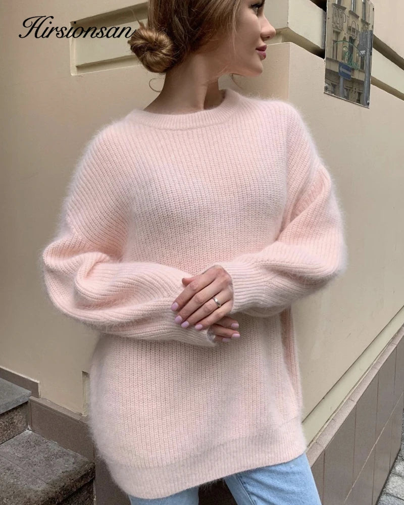 Soft Loose Knitted Cashmere Sweater