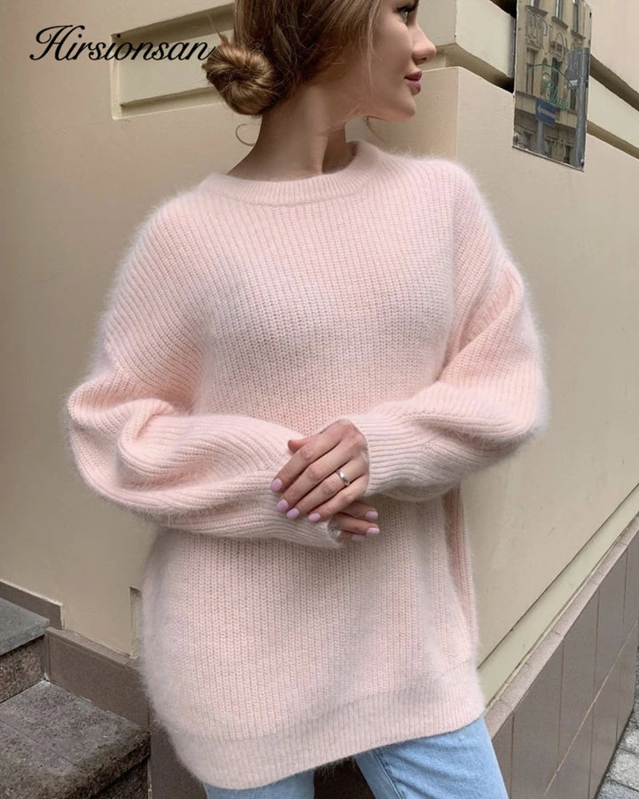 Soft Loose Knitted Cashmere Sweater