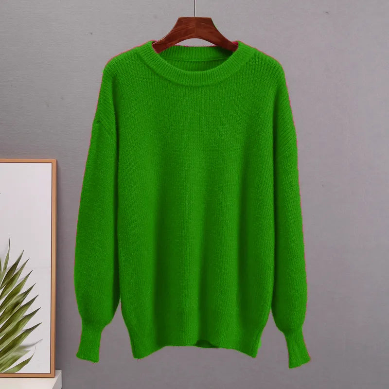 Soft Loose Knitted Cashmere Sweater
