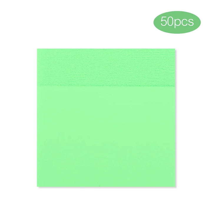 Innovative Transparent Waterproof Sticky Notes, 50 Sheets