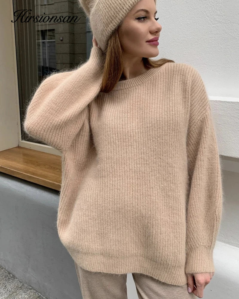 Soft Loose Knitted Cashmere Sweater