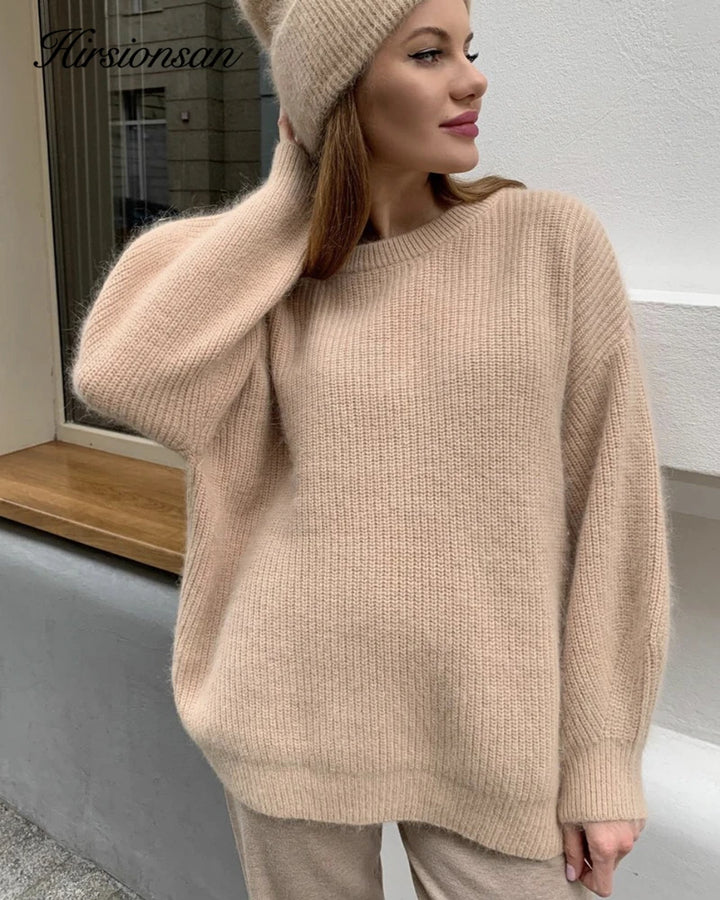 Soft Loose Knitted Cashmere Sweater