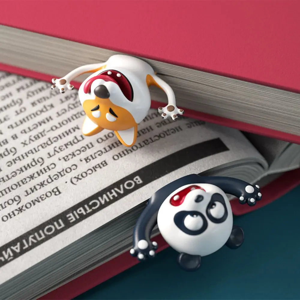 Cartoon Animal Bookmarks Set – Ocean Series - Polendo Design cartoon animal bookmarks