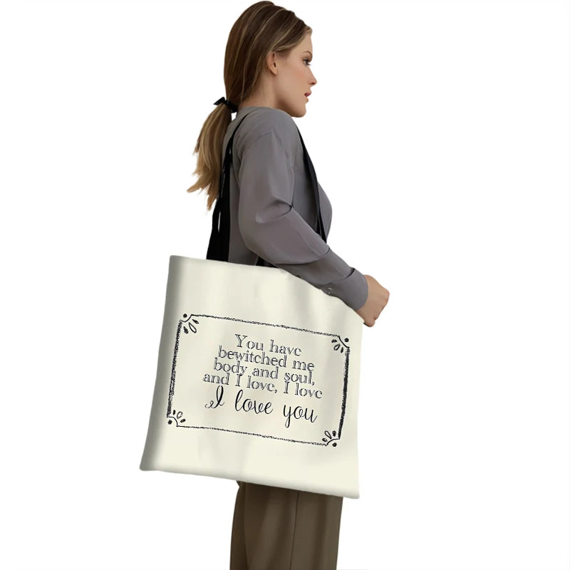 Darcy Hand Flex Art Print Tote Bag for Women - Polendo Design