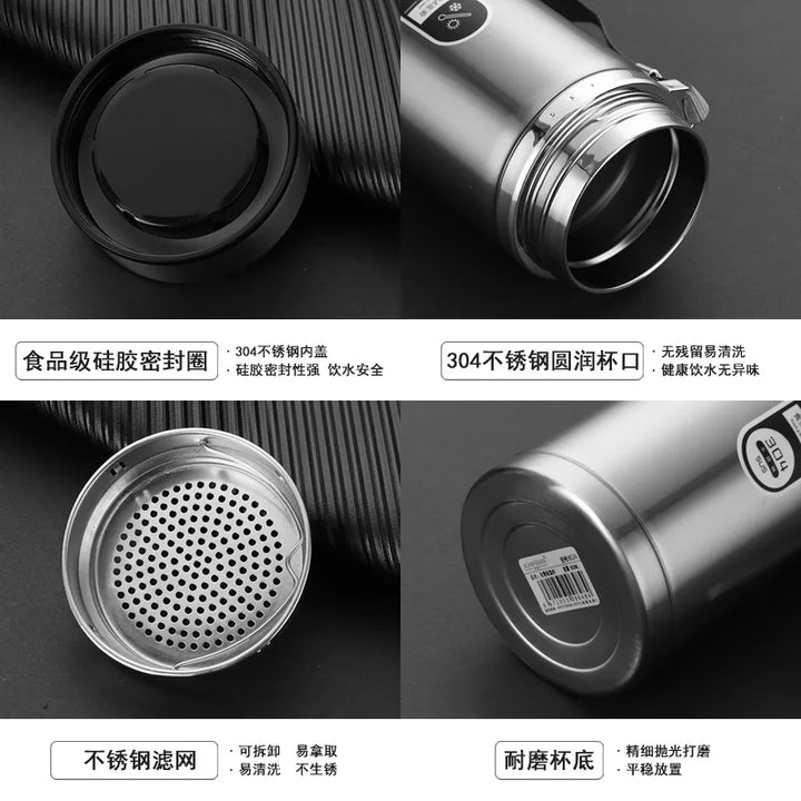 Large Stainless Steel Thermos Tumbler
