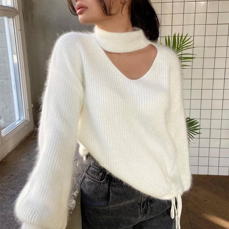 Soft Loose Knitted Cashmere Sweater