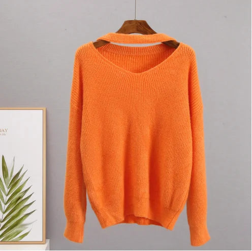 Soft Loose Knitted Cashmere Sweater