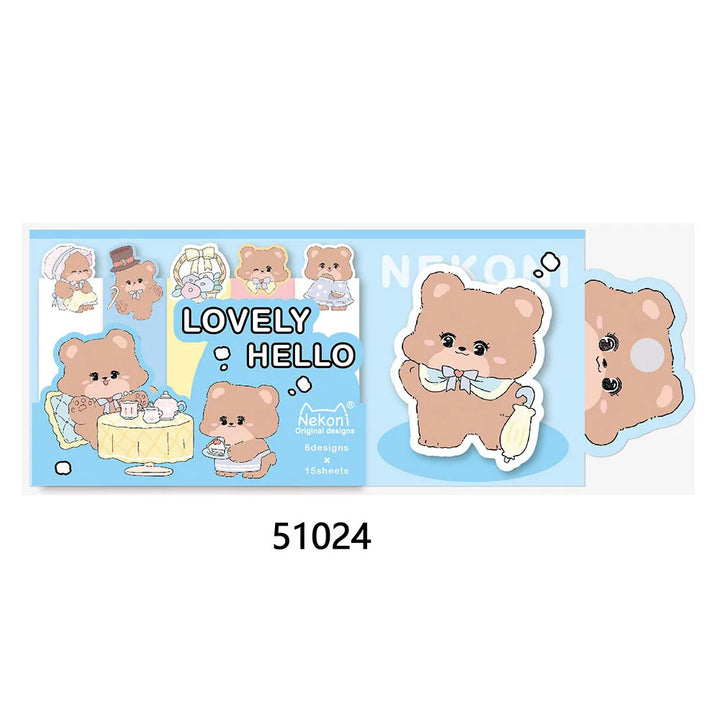 Novelty Hamster Pig Panda Memo Sticky Pad