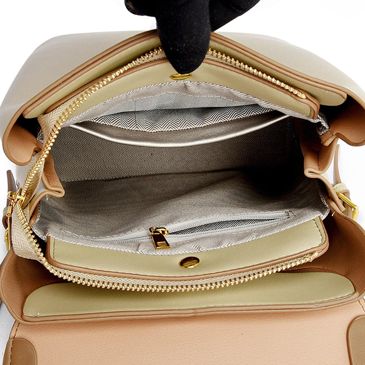 Leather Anti Theft Backpack for Women