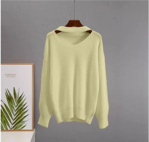 Soft Loose Knitted Cashmere Sweater