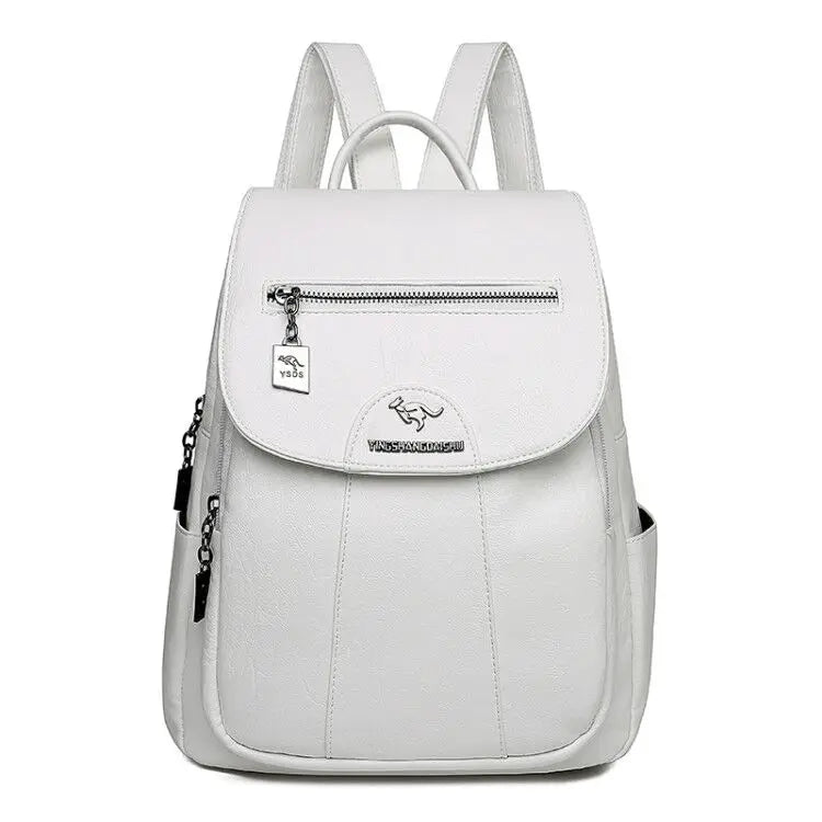 Timeless Vintage Leather Backpack for Women on the Go