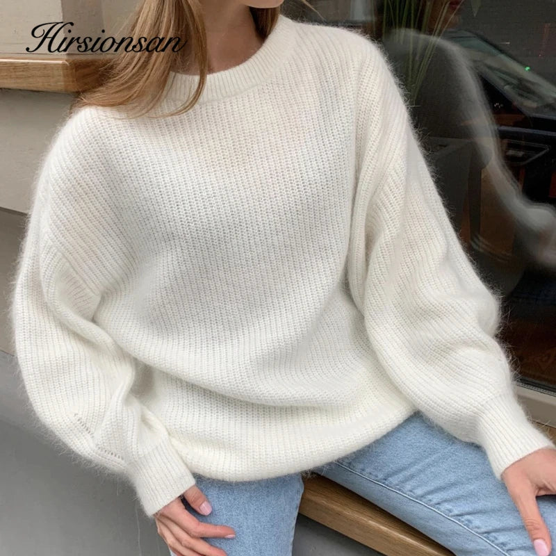 Soft Loose Knitted Cashmere Sweater