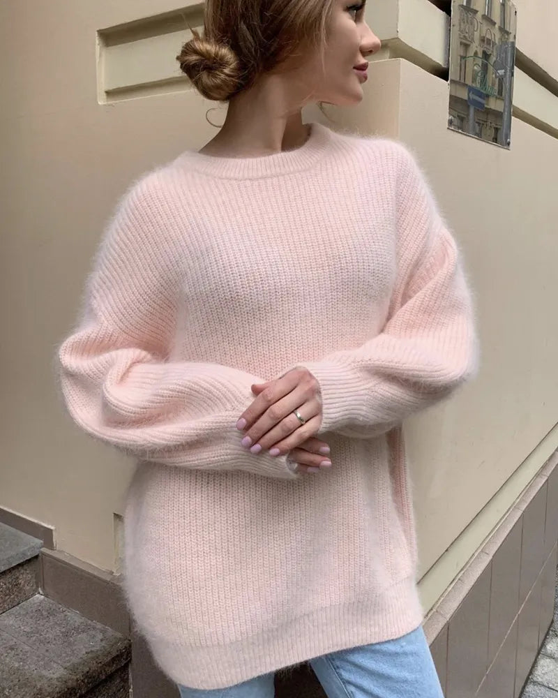 Soft Loose Knitted Cashmere Sweater