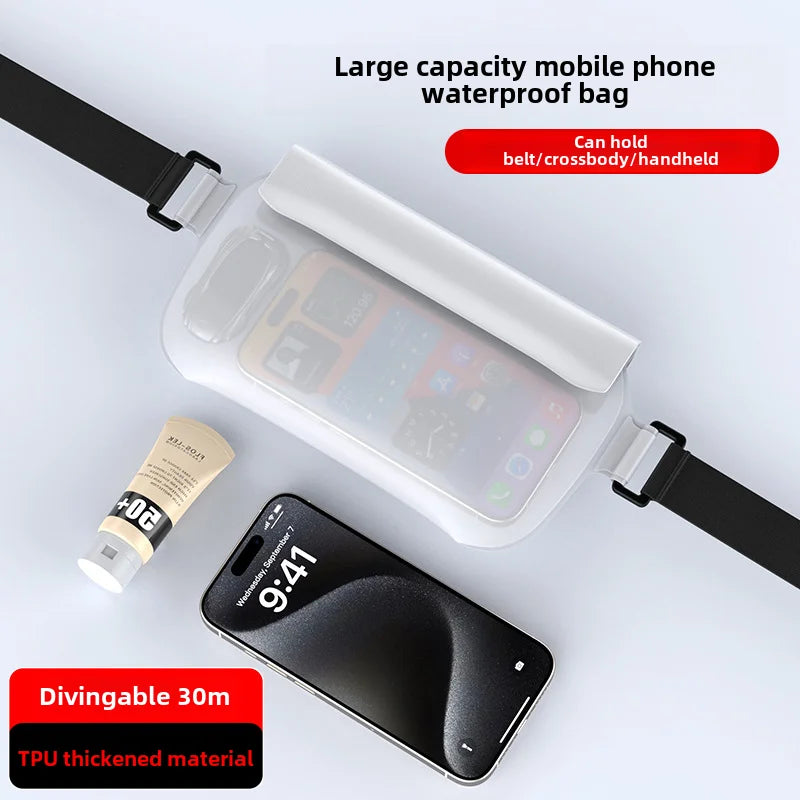 Cycling Waterproof Phone Waist Pouch Touchscreen Belt Bag - Polendo Design