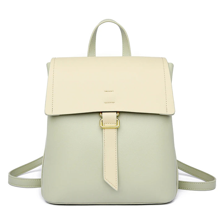 Leather Anti Theft Backpack for Women