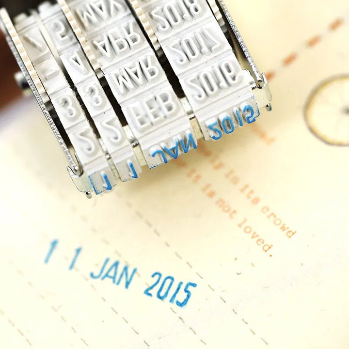 Adjustable Date Stamp – Planner &amp; Journaling Tool - Polendo Design adjustable date stamp