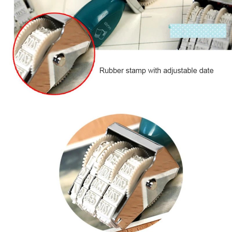 Adjustable Date Stamp – Planner &amp; Journaling Tool - Polendo Design adjustable date stamp
