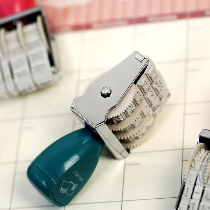 Adjustable Date Stamp – Planner &amp; Journaling Tool - Polendo Design adjustable date stamp