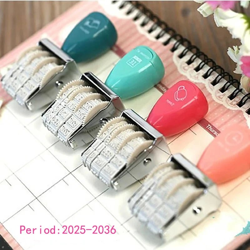 Adjustable Date Stamp – Planner & Journaling Tool - Polendo Design adjustable date stamp