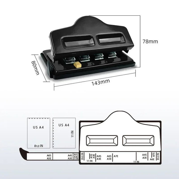 Adjustable Mushroom Hole Punch for Planners - Polendo Design Adjustable Mushroom Hole Punch