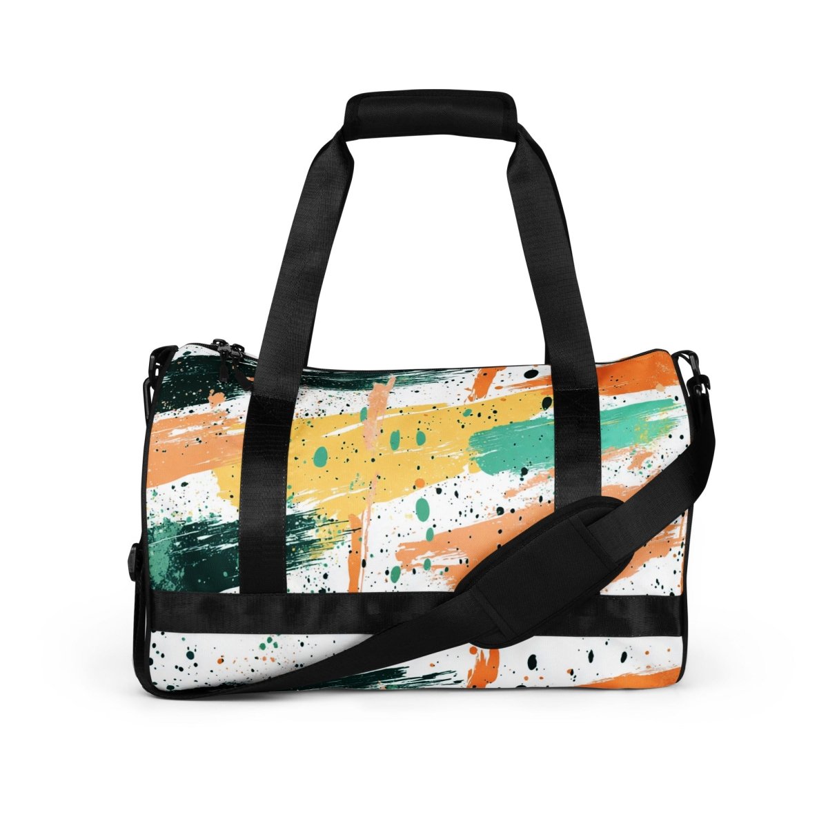 Citrus Grid All-Over Print Gym Bag - Polendo Design Citrus Grid all-over print gym bag