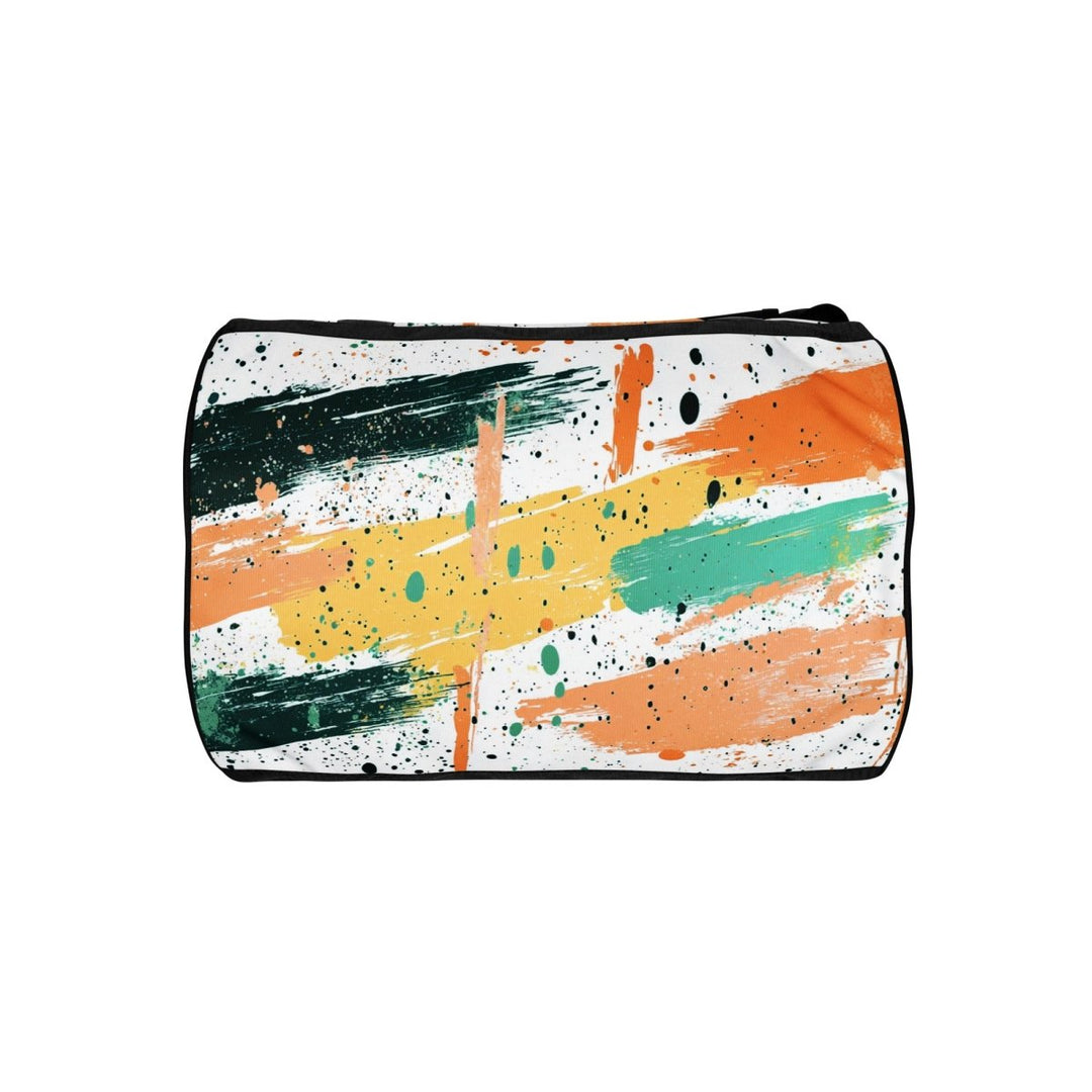 Citrus Grid All-Over Print Gym Bag - Polendo Design Citrus Grid all-over print gym bag