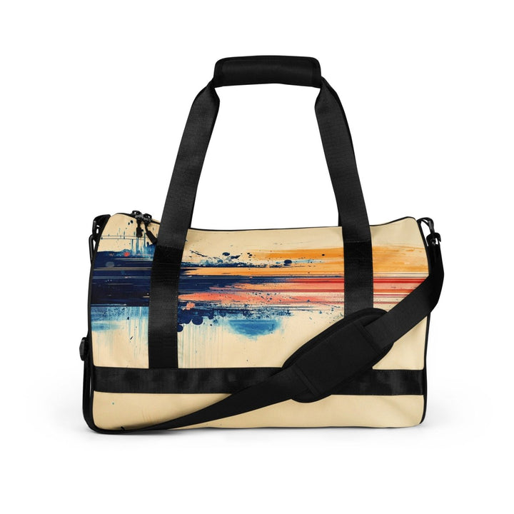 Sunset Shoreline All-Over Print Gym Bag - Polendo Design Sunset Shoreline all-over print gym bag