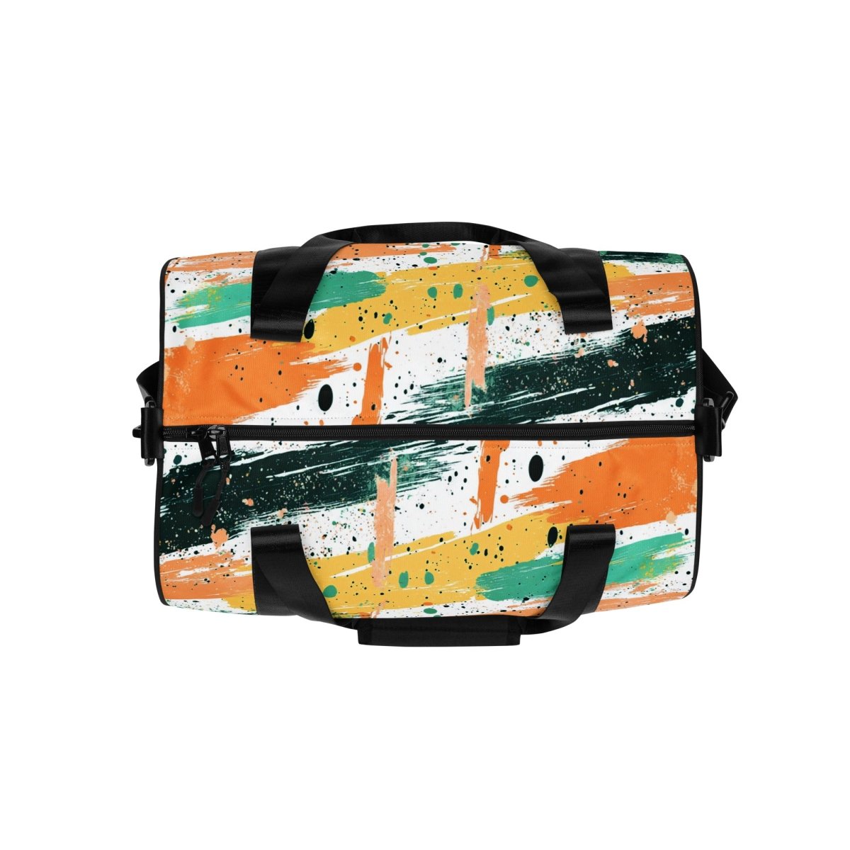 Citrus Grid All-Over Print Gym Bag - Polendo Design Citrus Grid all-over print gym bag