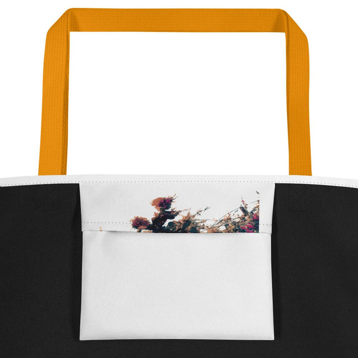 Wildflower Motion Large Tote Bag - Polendo Design Wildflower Motion large tote bag