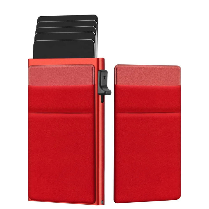 Anti-Theft RFID Blocking Wallet Card Holder for Travel - Polendo Design Anti-Theft RFID Blocking Wallet Card Holder