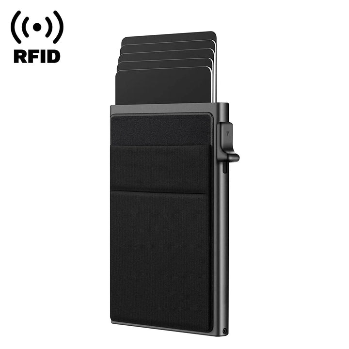 Anti-Theft RFID Blocking Wallet Card Holder for Travel - Polendo Design Anti-Theft RFID Blocking Wallet Card Holder
