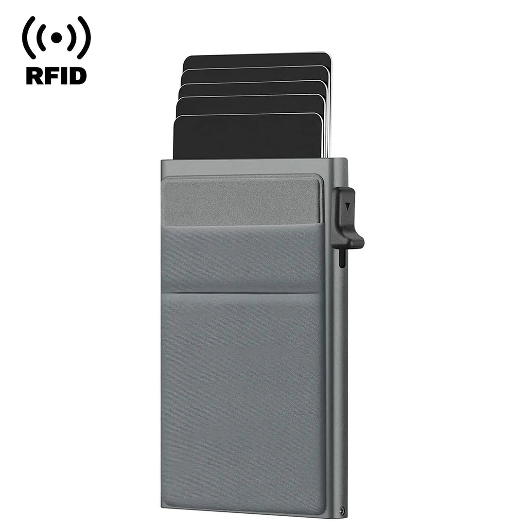 Anti-Theft RFID Blocking Wallet Card Holder for Travel - Polendo Design Anti-Theft RFID Blocking Wallet Card Holder