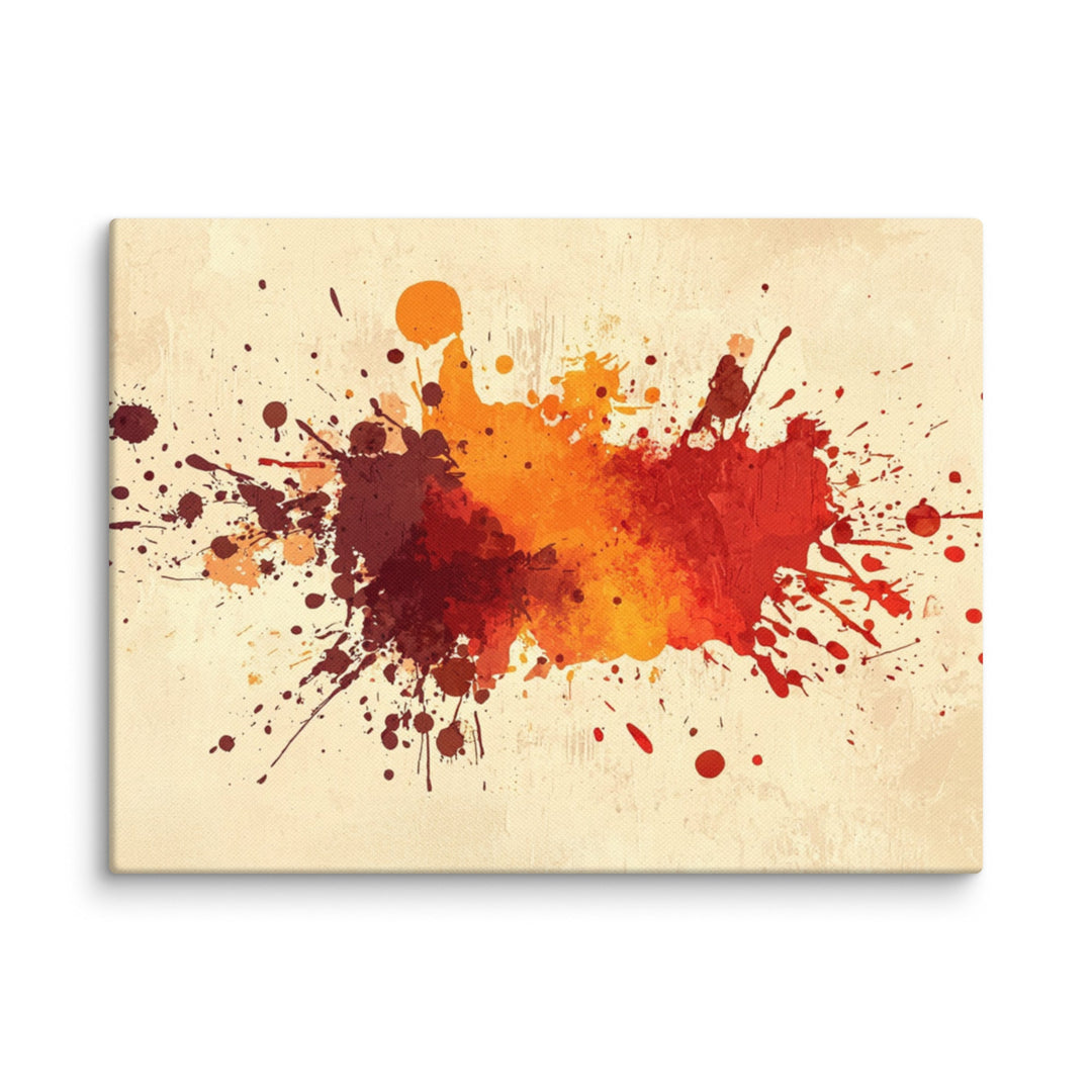 Basketball Abstract Wall Art Canvas Print - Polendo Design