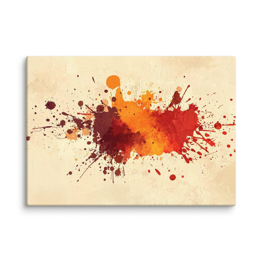 Basketball Abstract Wall Art Canvas Print - Polendo Design