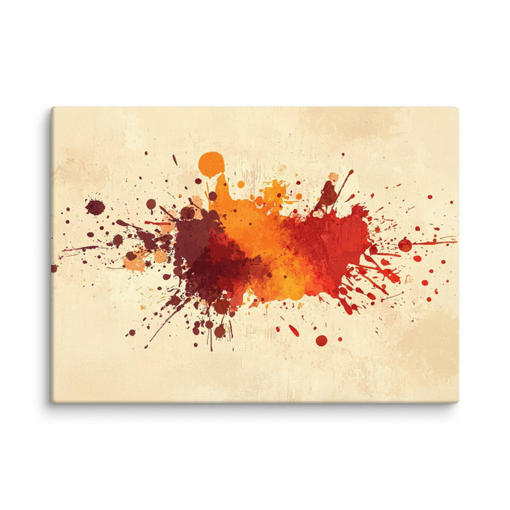 Basketball Abstract Wall Art Canvas Print - Polendo Design