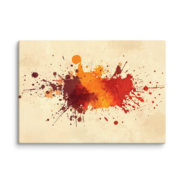Basketball Abstract Wall Art Canvas Print - Polendo Design