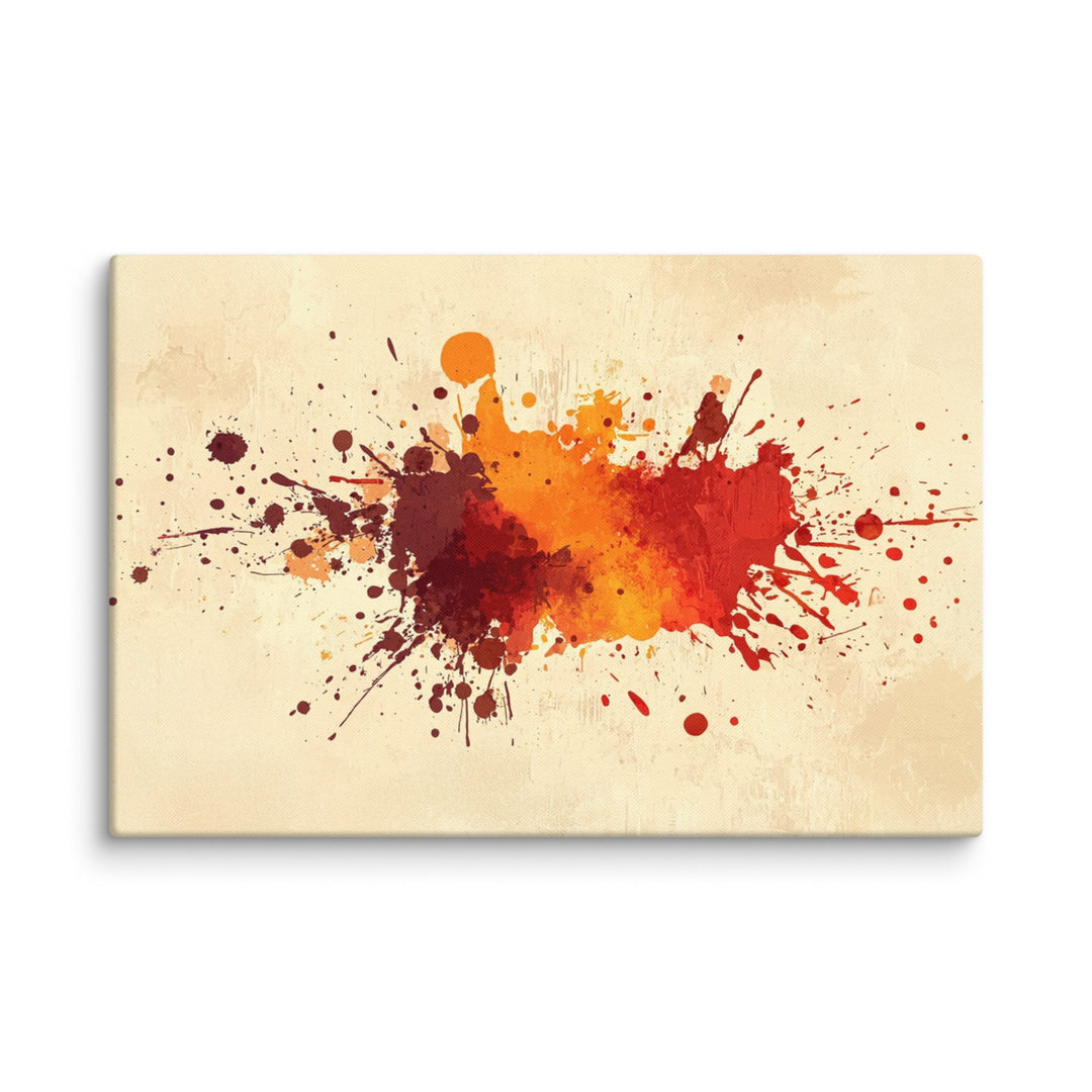 Basketball Abstract Wall Art Canvas Print - Polendo Design