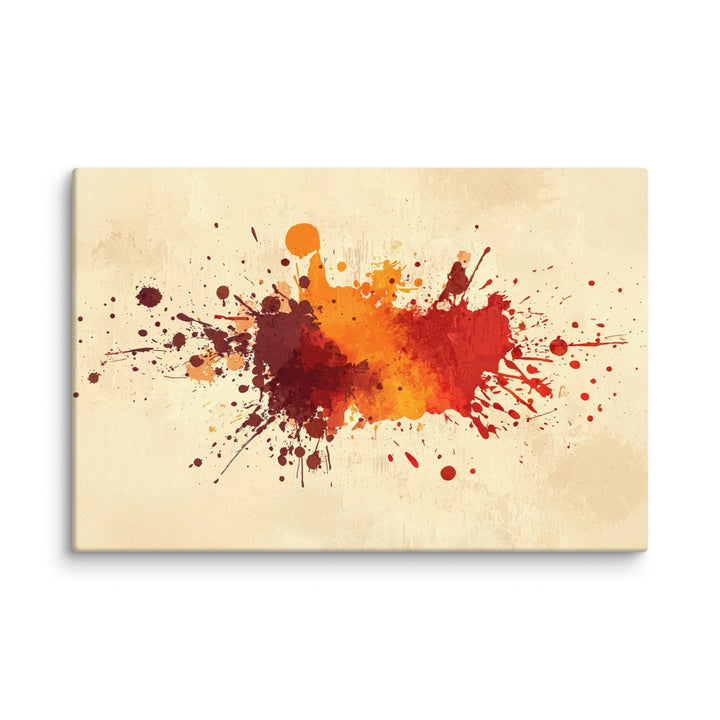 Basketball Abstract Wall Art Canvas Print - Polendo Design