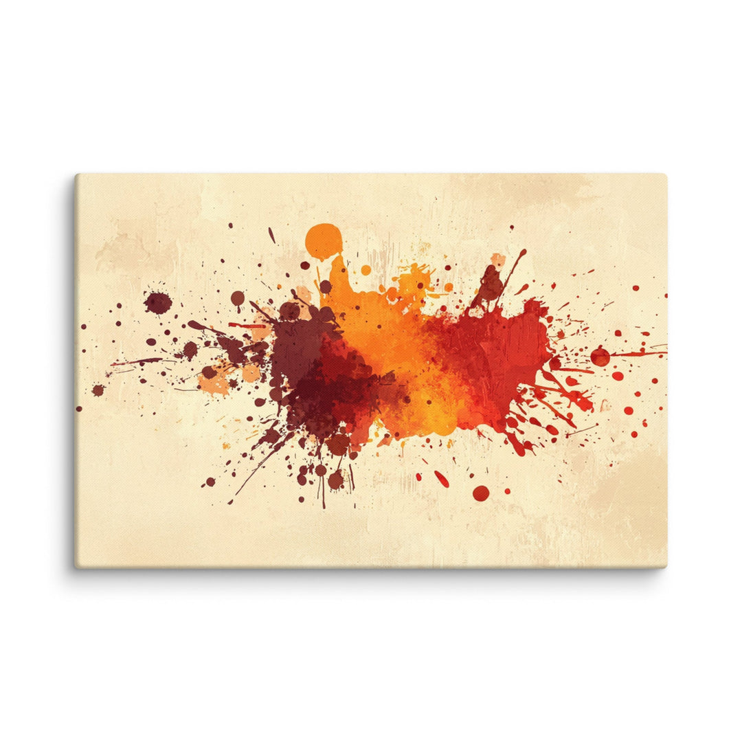 Basketball Abstract Wall Art Canvas Print - Polendo Design