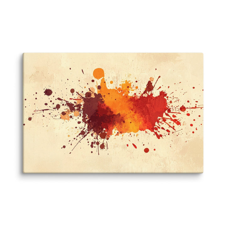 Basketball Abstract Wall Art Canvas Print - Polendo Design