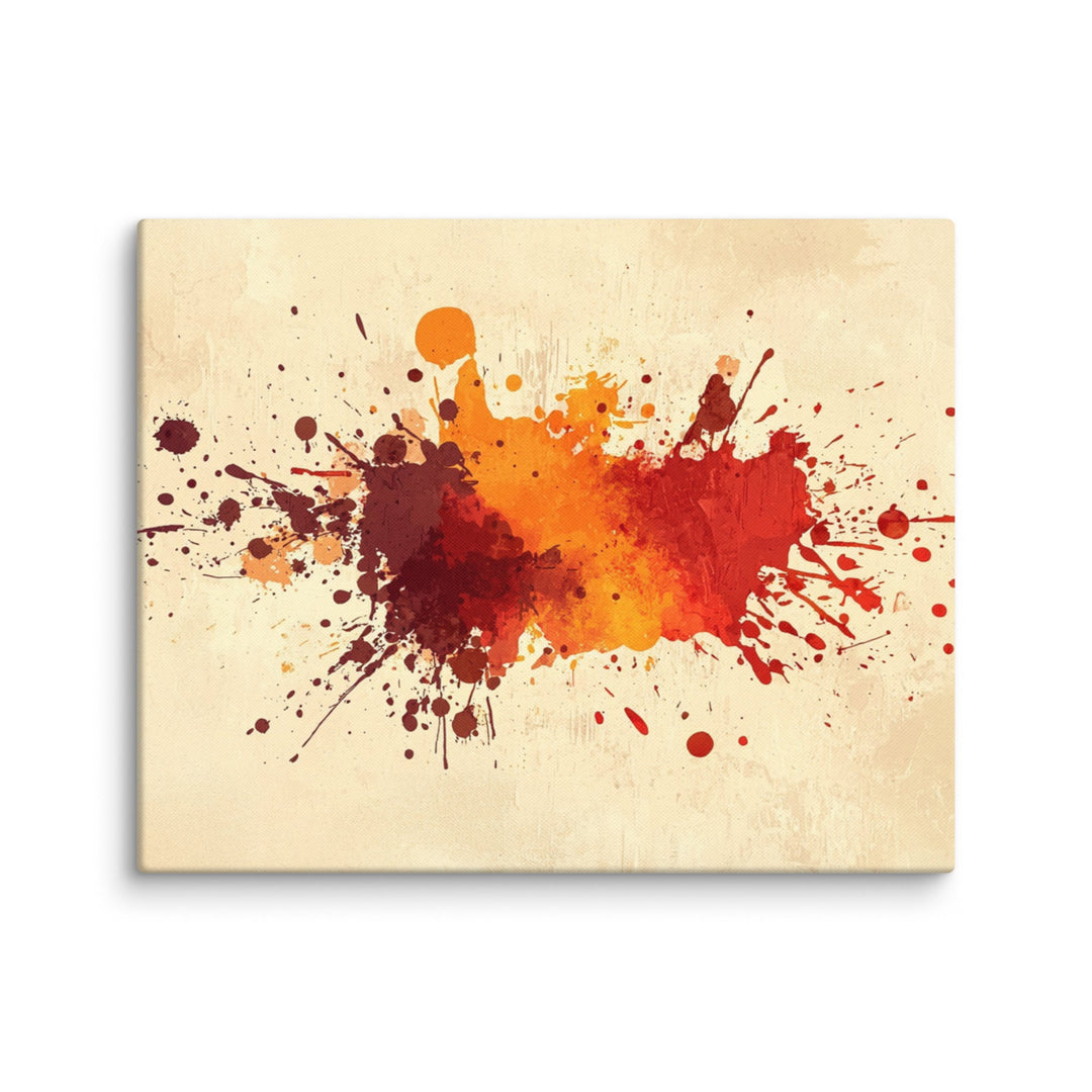 Basketball Abstract Wall Art Canvas Print - Polendo Design