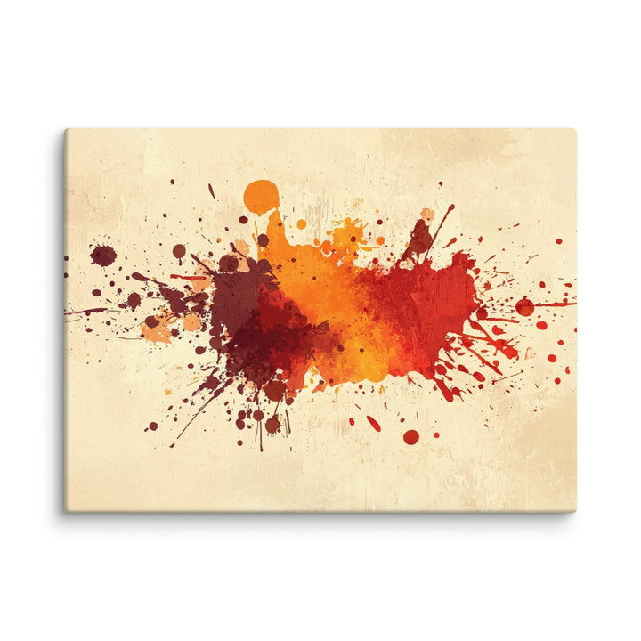 Basketball Abstract Wall Art Canvas Print - Polendo Design