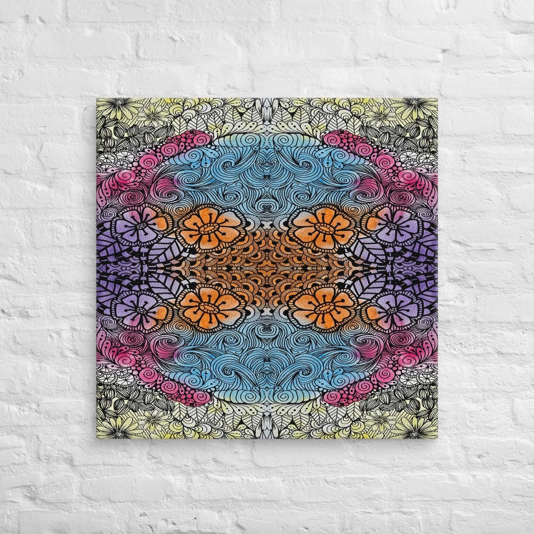 Cathedral Bloomwave Canvas Wall Art by Polendo Design - Polendo Design Cathedral Bloomwave canvas wall art