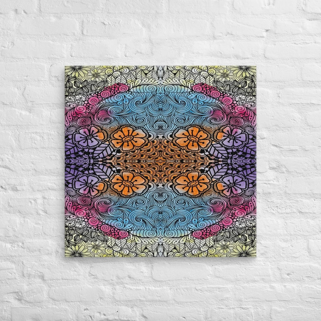 Cathedral Bloomwave Canvas Wall Art by Polendo Design - Polendo Design Cathedral Bloomwave canvas wall art