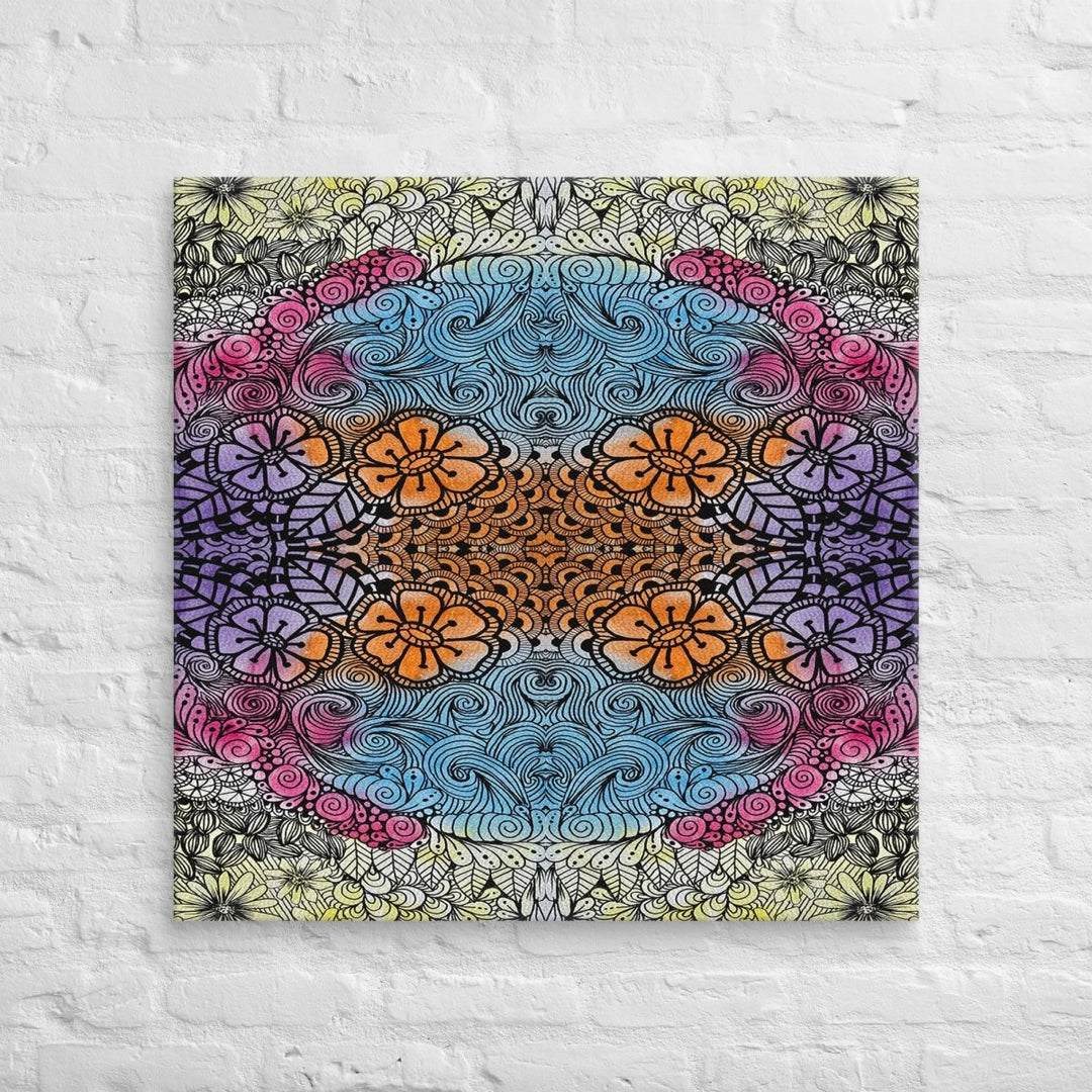Cathedral Bloomwave Canvas Wall Art by Polendo Design - Polendo Design Cathedral Bloomwave canvas wall art