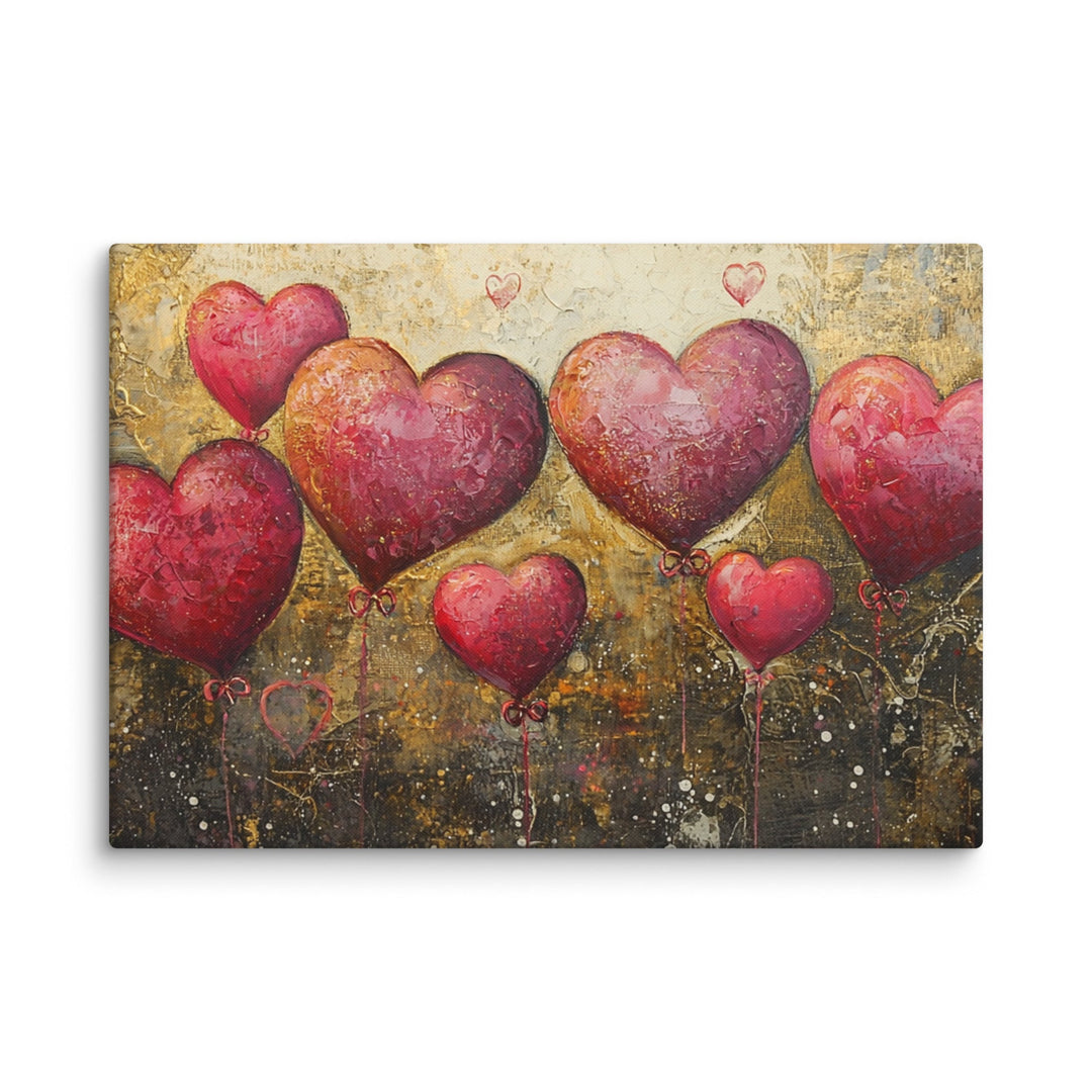 Love Always Rises Canvas Wall Art - Polendo Design canvas Wall Art Love Always Rises Canvas
