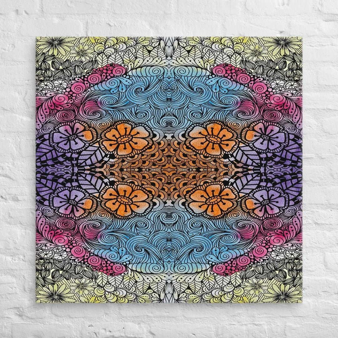 Cathedral Bloomwave Canvas Wall Art by Polendo Design - Polendo Design Cathedral Bloomwave canvas wall art