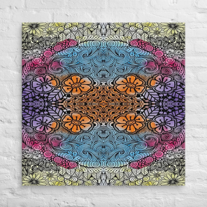 Cathedral Bloomwave Canvas Wall Art by Polendo Design - Polendo Design Cathedral Bloomwave canvas wall art