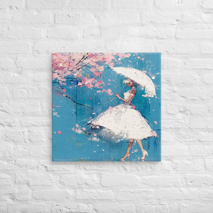 Petals in the Rain Canvas Wall Art - Polendo Design Petals in the Rain canvas wall art